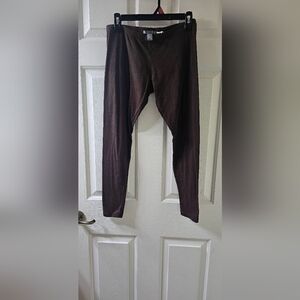 C'EST TOI Leggings Capri Brown Woman's Large